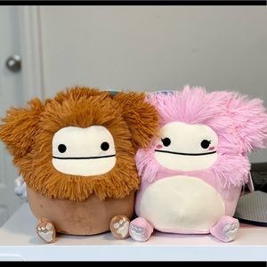 8” inch Brina and benny bigfoot squishmallows NEW kellytoys squishmallow